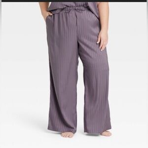 NWT Auden luxe silk pajama pants 2X